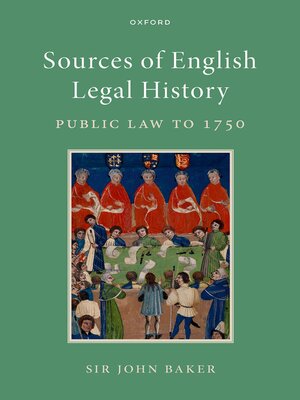 cover image of Sources of English Legal History